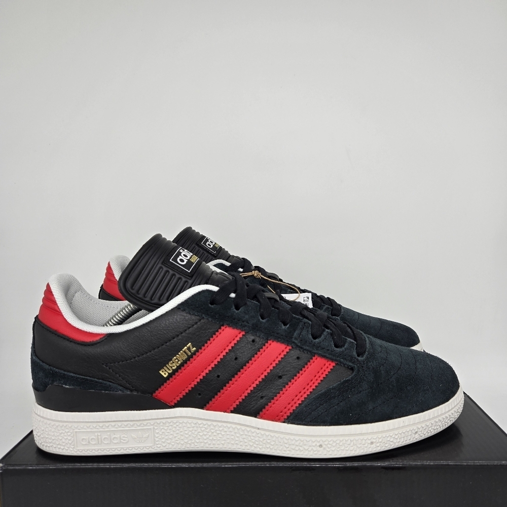 New Adidas Busenitz Pro 'Black Scarlet' Men's Skateboarding Shoes Size 9.5 - Picture 3 of 8